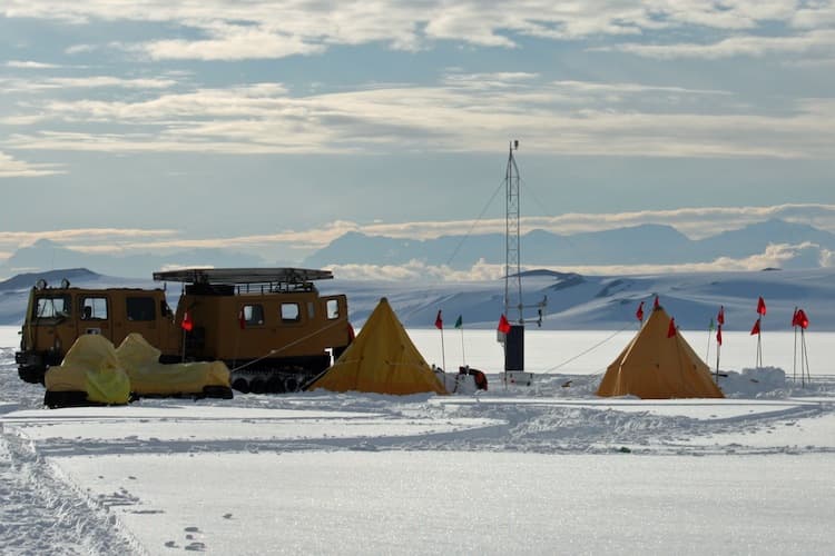 Researching in Antarctica